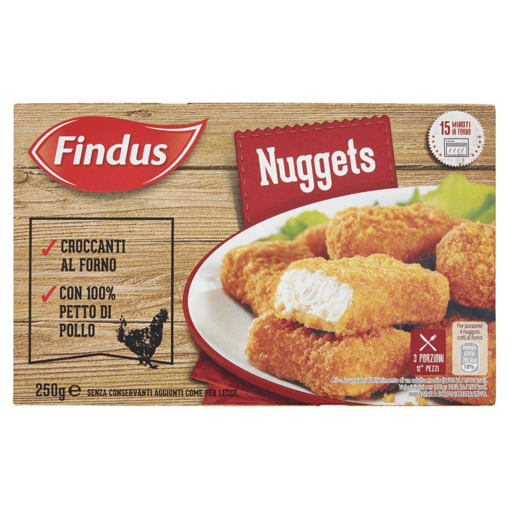 FINDUS NUGGETS GR.250