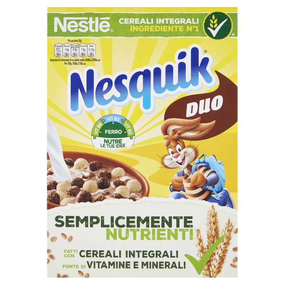 NESTLE NESQUIK DUO CEREALI g.325