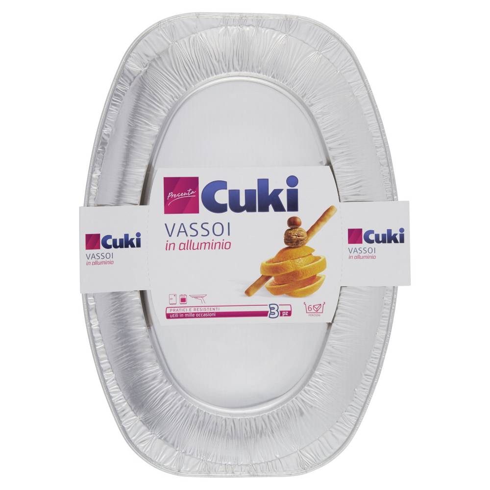 CUKI VASSOIO V35 6 PORZIONI X3