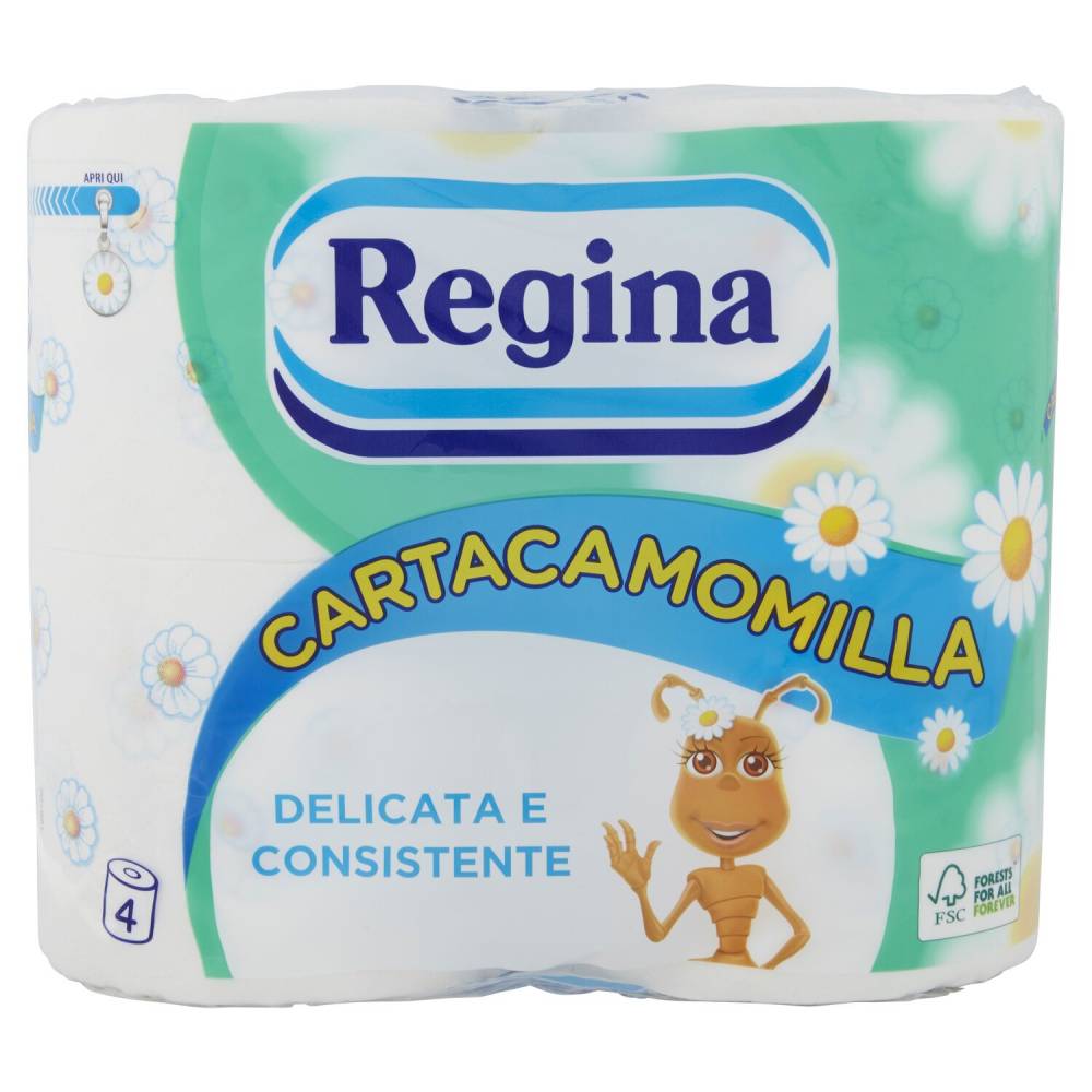 REGINA CARTACAMOMILLA 4 ROTOLI