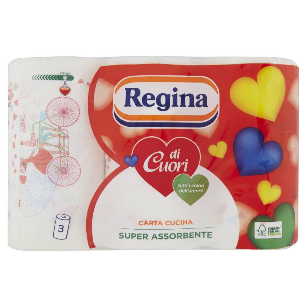 REGINA DI CUORI 3 ROTOLI