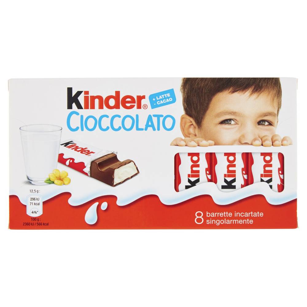 KINDER CIOCCOLATO T8 GR100