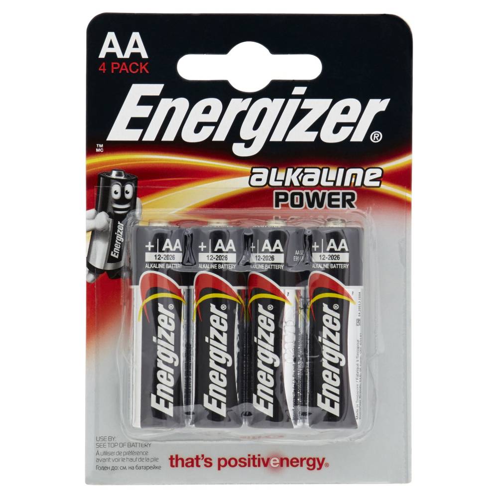 ENERGIZER STILO AA ALKALINE X4