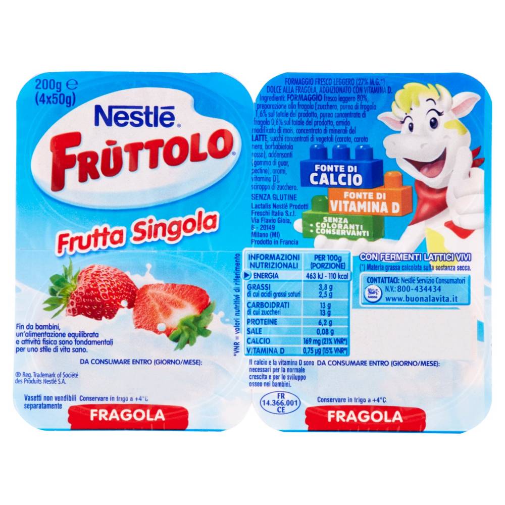 NESTLE FRUTTOLO FRAGOLA G200
