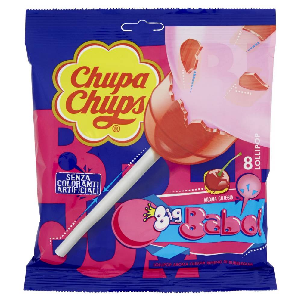 CHUPA CHUPS BIG BAB.BS 8 PZ