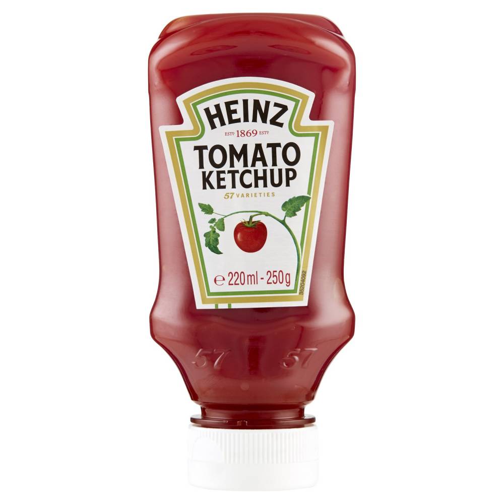 HEINZ TOM.KETCHUP TOP DOWN 250