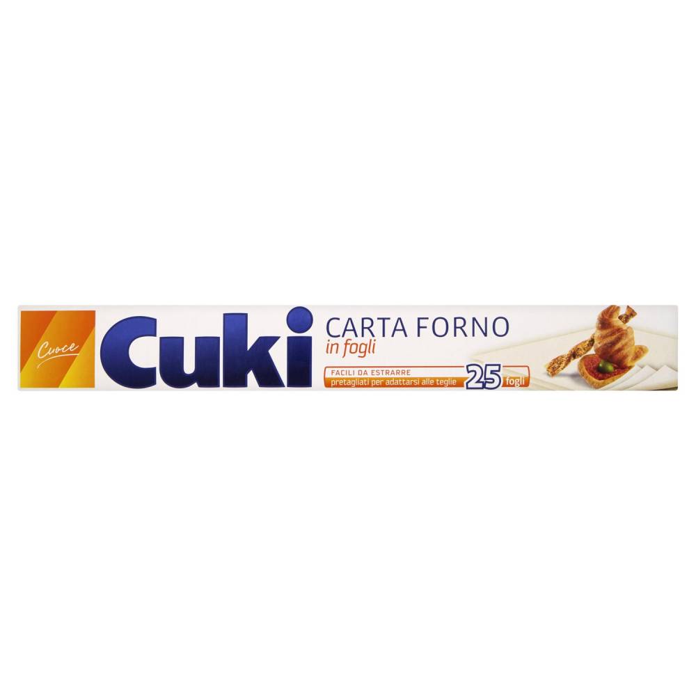 CUKI CARTA FORNO IN FOGLI PZ25