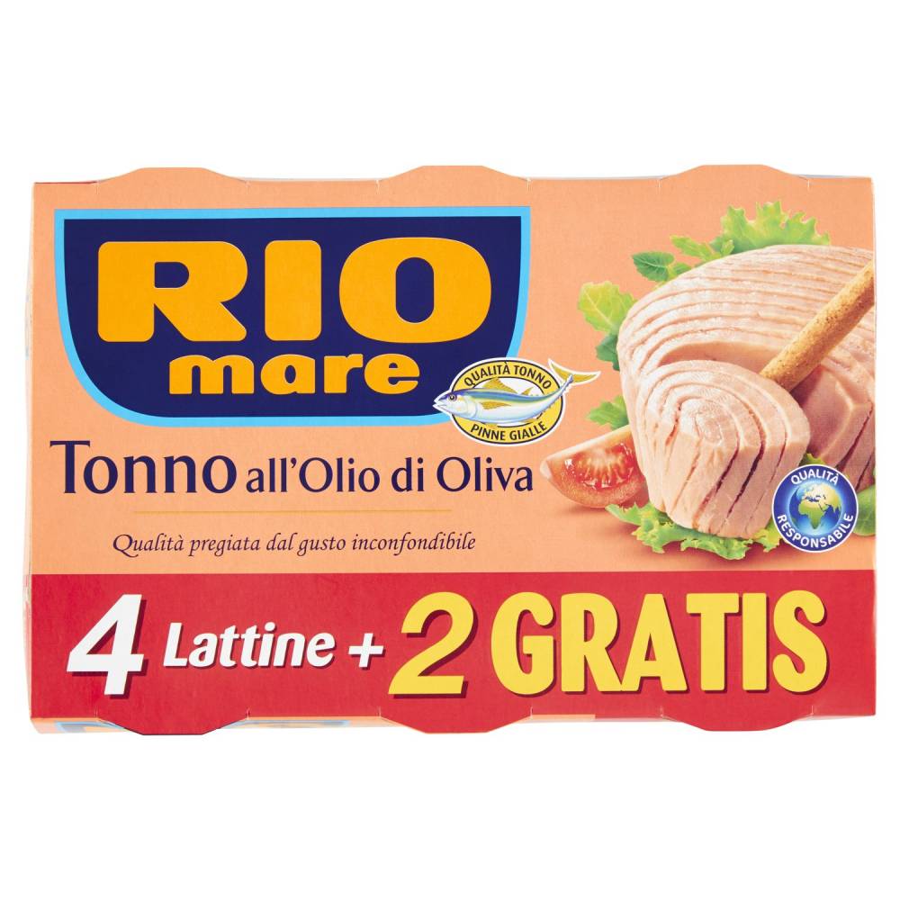 RIO MARE TONNO 0.0 GR.80X4 +2