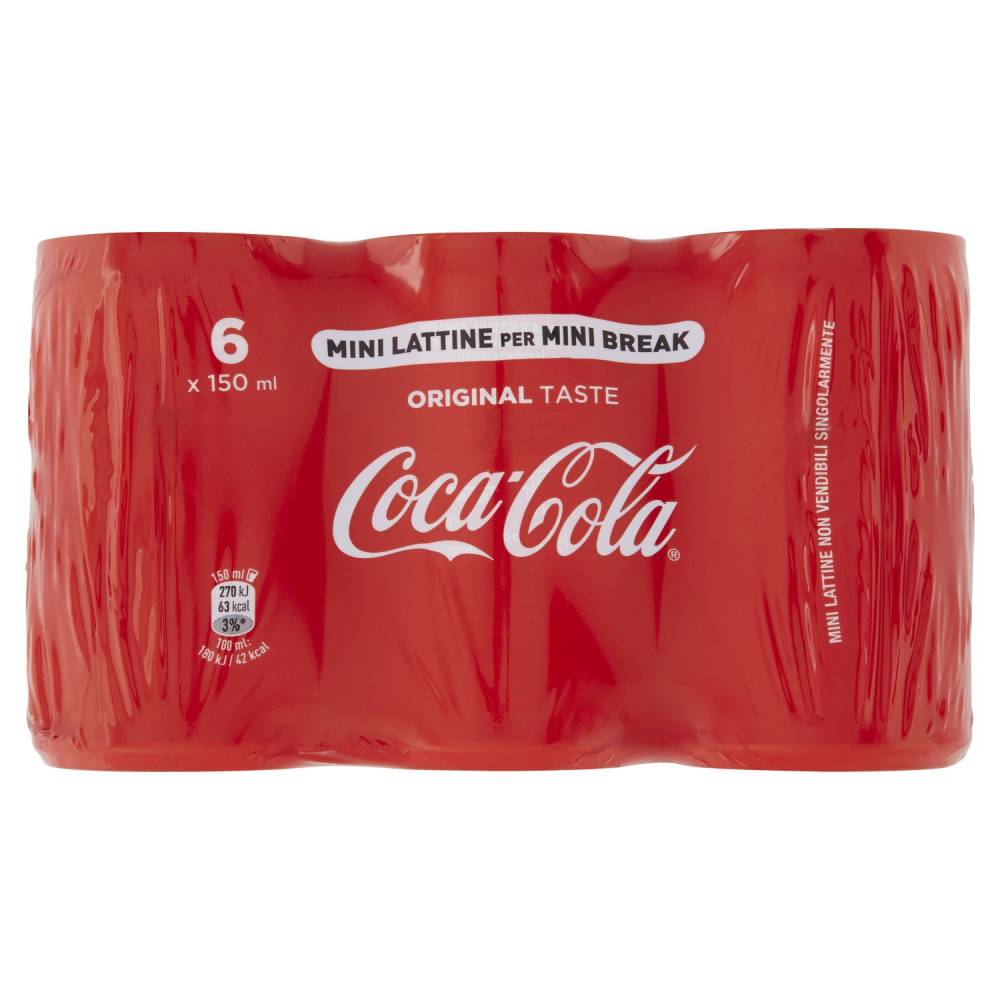COCA COLA LATT.MINI CAN CL15X6