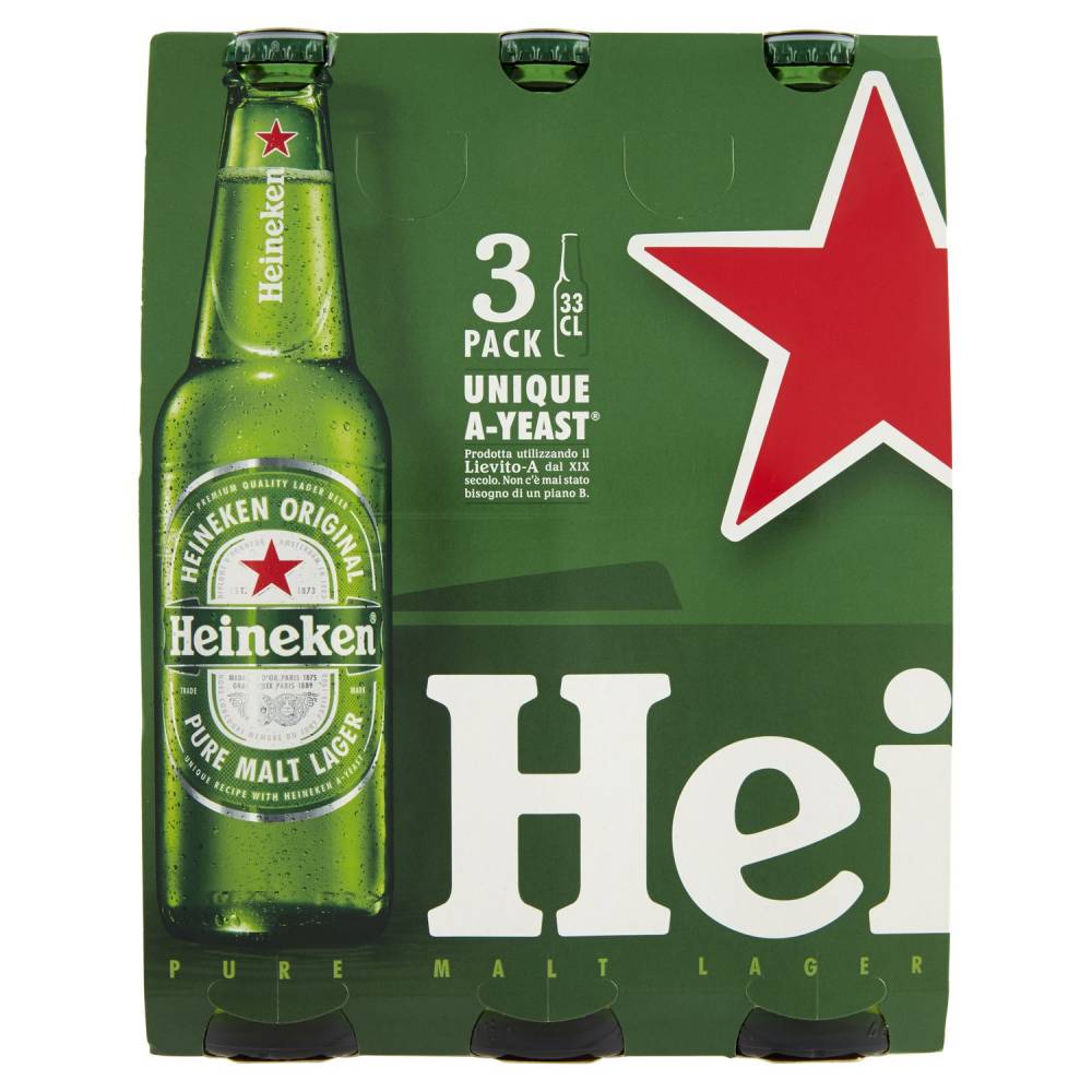 HEINEKEN BIRRA X3 CL33