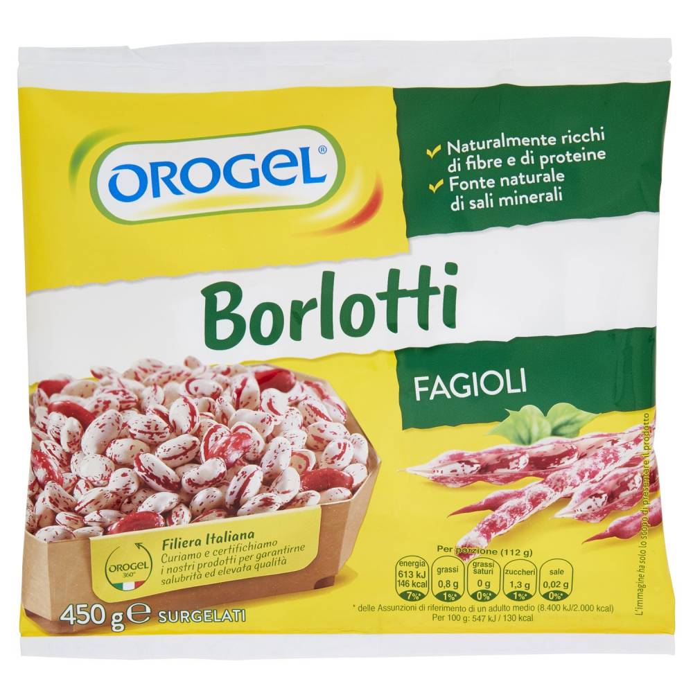 OROGEL FAGIOLI BORLOTTI GR.450