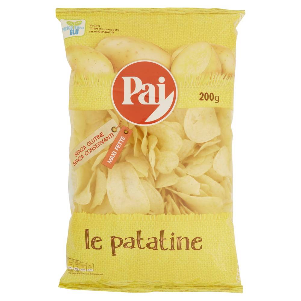 PAI CHIPS TRASPARENTI GR 200