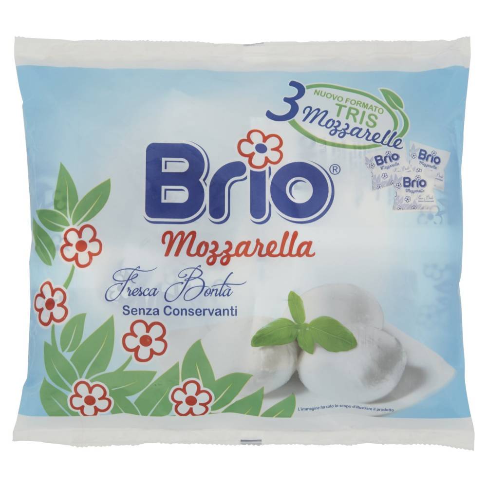 BRIO MOZZARELLA BUSTA TRIS GR.270X3