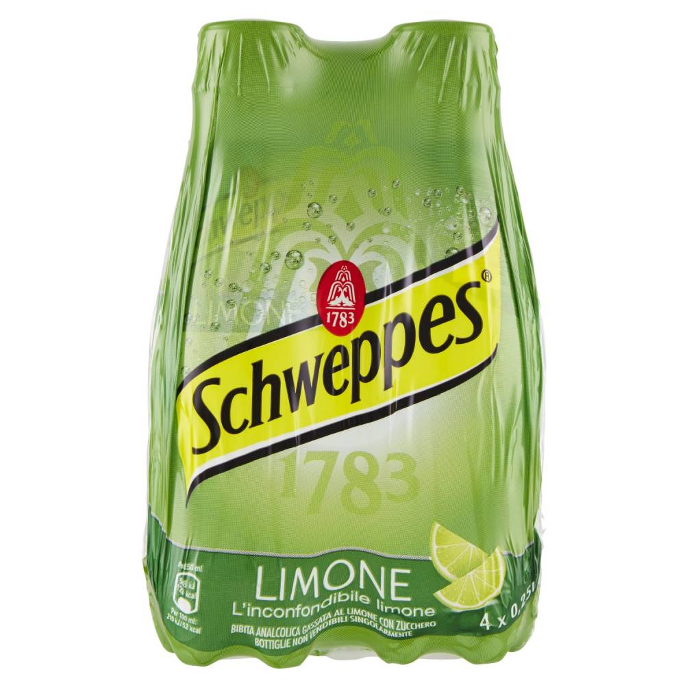 SCHWEPPES LIMONE X4 CL25 PET