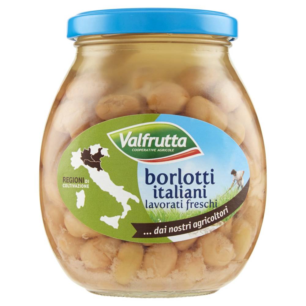 VALFRUTTA FAGIOLI BORL.VETRO g.360