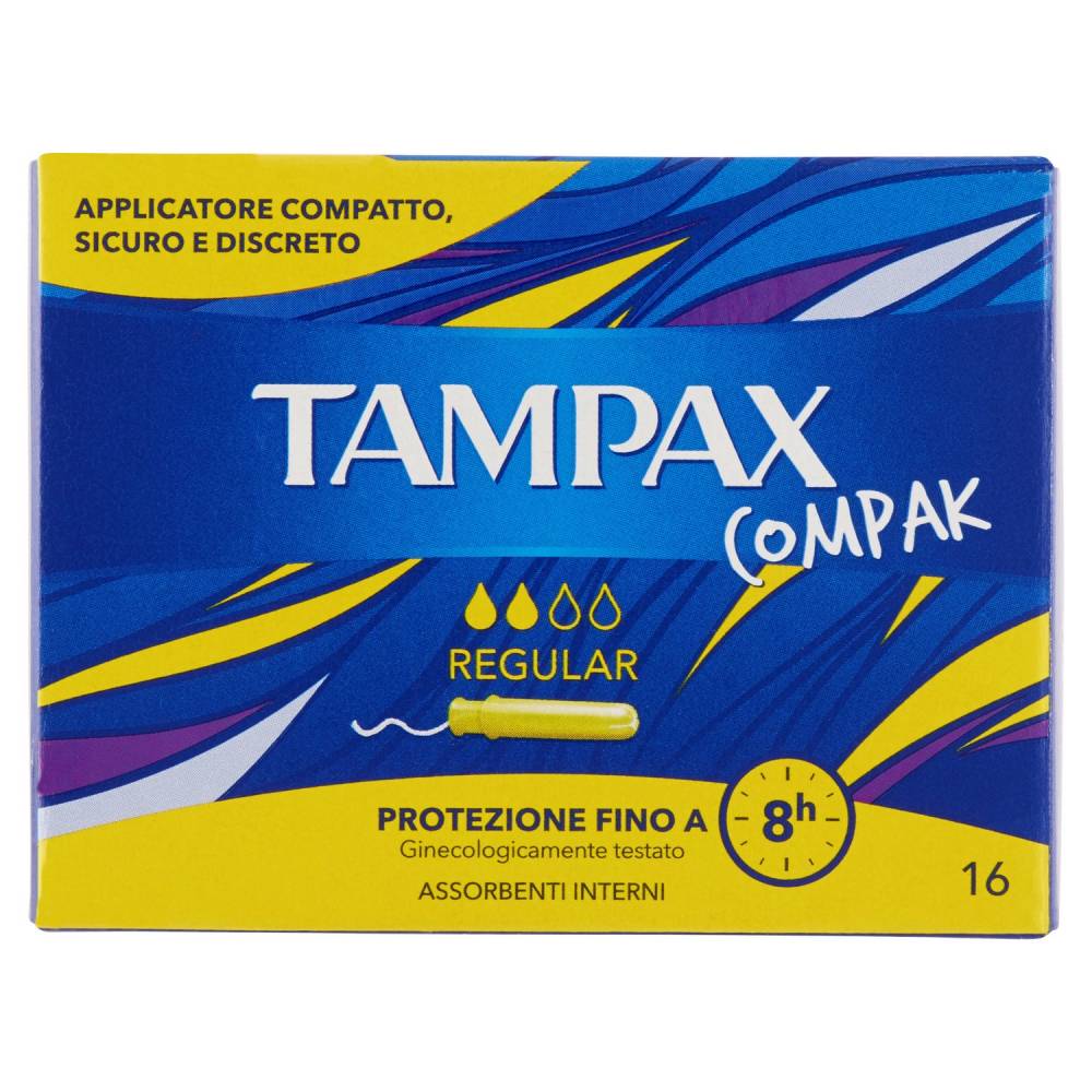 TAMPAX COMPAK REGULAR 16