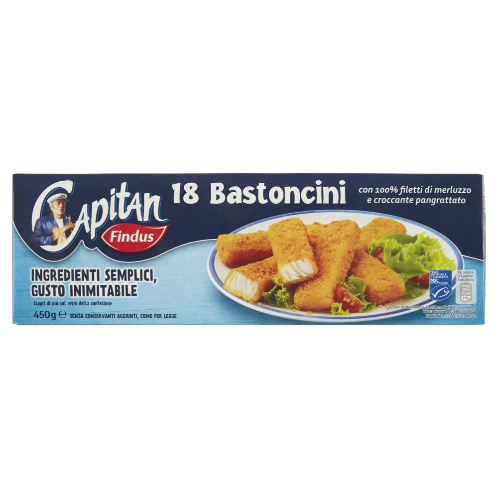 FINDUS BASTONCINI X18 GR.450
