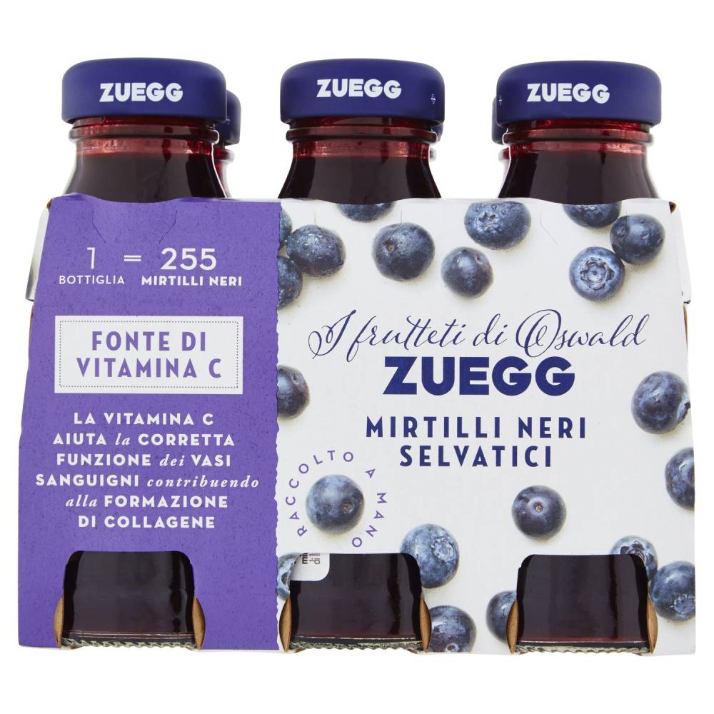 ZUEGG SUCCO MIRTILLI X6 ML125