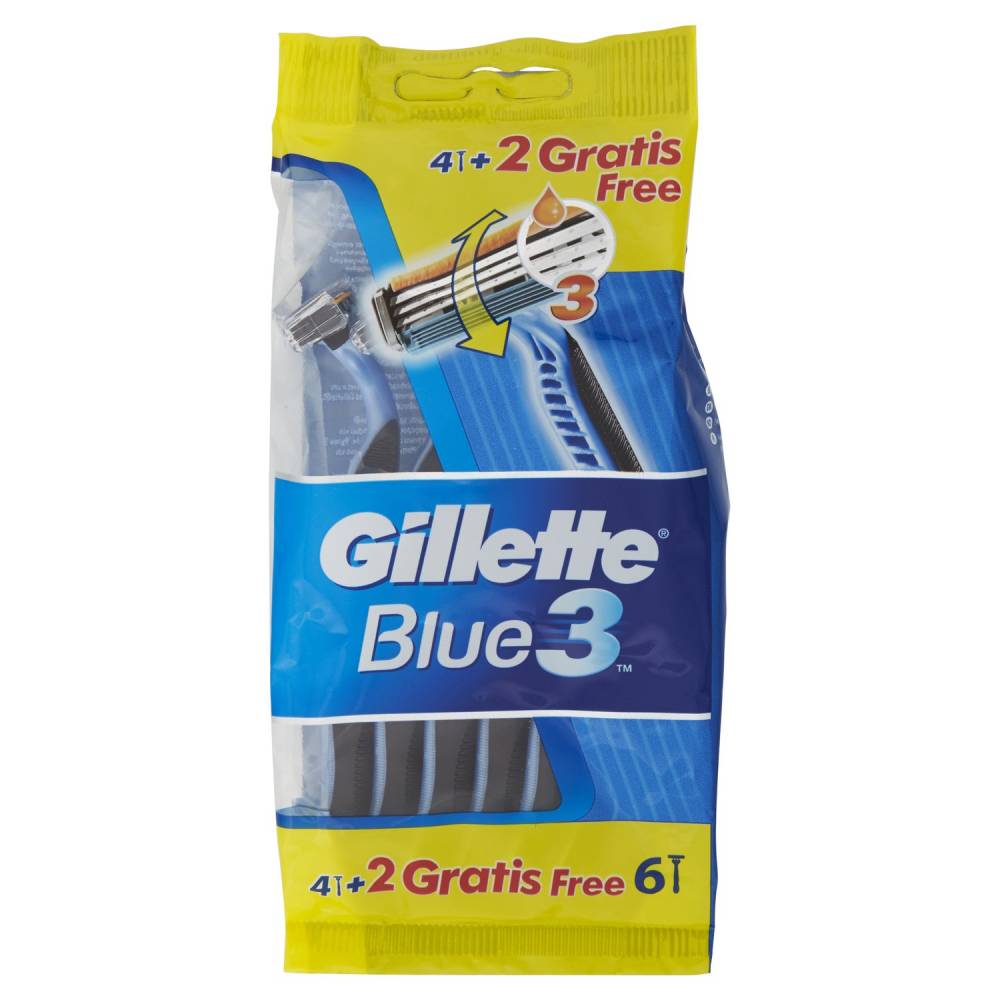 GILLETTE BLUE 3 U&G X 4