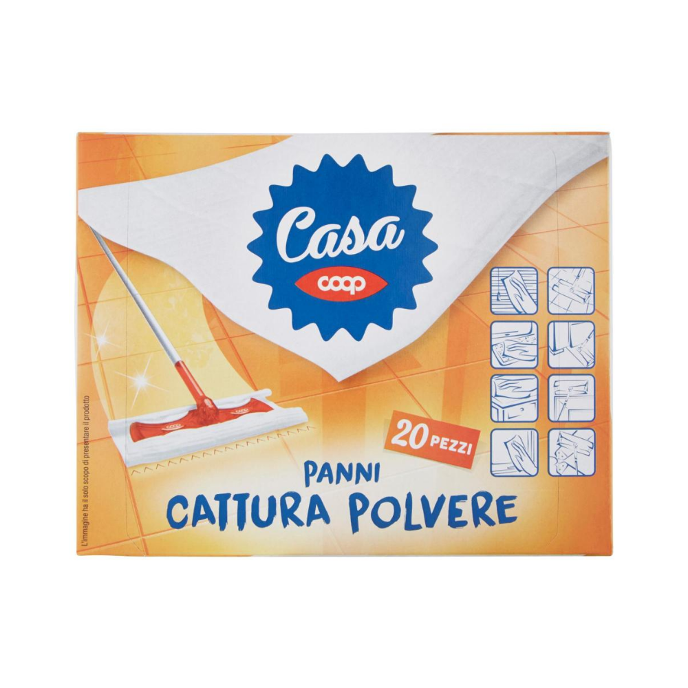 COOP 20 PANNI RICARICA CATTURA POLVERE 3D