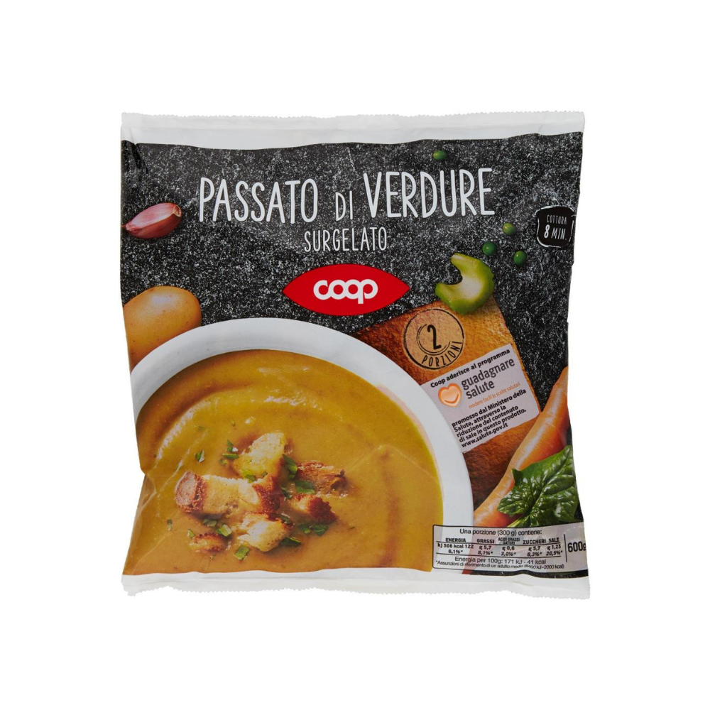 COOP PASSATO DI VERDURE SURGELATO 600G